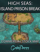 {Commercial} Stock Map: High Seas - Island Prison Break