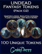 Fantasy Token Pack - Undead #02
