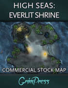 {Commercial} Stock Map: High Seas - Everlit Shrine