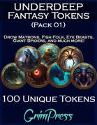 Fantasy Token Pack - Underdeep #01