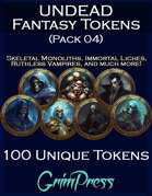 Fantasy Token Pack - Undead #04