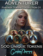 Fantasy Token Collection - Adventurer 01 [BUNDLE]