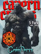 {Foundry VTT} Cavern Crawls 5 Pack (#016 - #020)