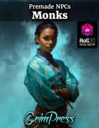{Roll20} Premade NPCs - Monks