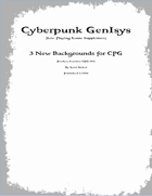 Cyberpunk GenIsys 3 new Backgrounds