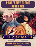 Premium Stock Art: Protective Cleric (Cities of Myth)