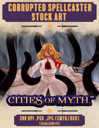 Premium Stock Art: Corrupted Spellcaster (Cities of Myth)