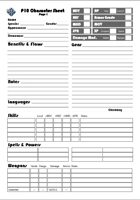 Power of 10 (P10) - Character sheet