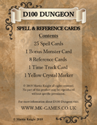 D100 Dungeon - Spell Cards Print and Play (Accessory 4)