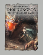 D100 Dungeon - Monster Ability Cards Print And Play (Accessory 12)