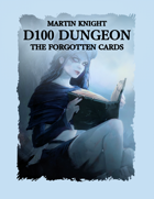 D100 Dungeon - The Forgotten Cards Print And Play (Accessory 15)