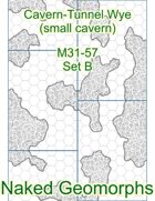 Cavern-Tunnel Wye (small cavern) Set B (M31-57B)