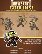 Goblins! Paper Mini Figurines (Includes Back Art)