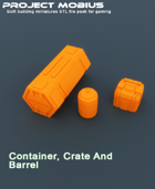 3D Printable Container, Crate and Barrel