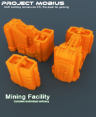3D Printable Mining Facility With Individual Refinery