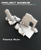 3D Printable Temple Ruin