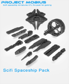 3D Printable Spaceship Pack