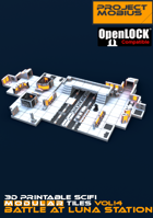 3D Printable SciFi OpenLOCK Compatible Tiles for Gaming Vol4