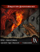 Epic Creatures - Ancient Red Dragon vs Tarrasque