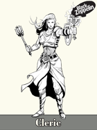 Character - Cleric - RPG stock art