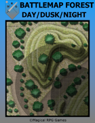 Battlemap Forest Day/Dusk/Night
