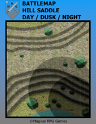 Battlemap Hill Saddle Day/Dusk/Night