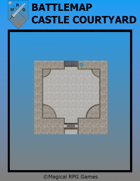 Battlemap Castle Courtyard