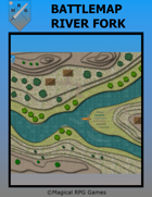 Battlemap River Fork