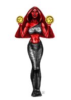 RPG Fantasy Character, Female, Red Goddess