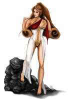 RPG Fantasy Character, Female, Aphrodite costume 1