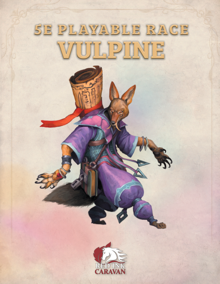 5e Playable Race – Vulpine - Red Ink Caravan | 5e Player Options ...