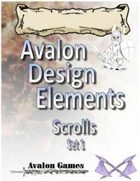 Avalon Design Elements, Scroll Set 1