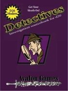 Detectives Investigation Sourcebook