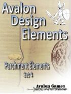 Avalon Design Elements, Parchment Set 4