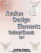 Avalon Design Elements, Parchment Set 7