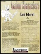 Avalon Characters Vol 1, Issue #11 Lord Ashcroft