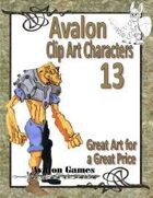 Avalon Clip Art Characters, Alien 1