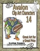 Avalon Clip Art Characters, Goblin 1