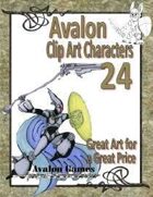 Avalon Clip Art Characters, Star Knight 7