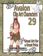 Avalon Clip Art Characters, Barbarian 2