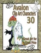 Avalon Clip Art Characters, Alien 4
