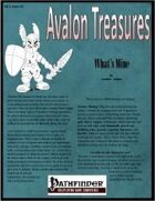 Avalon Treasure, Vol 1, Issue #11, What’s Mine