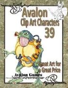 Avalon Clip Art Characters, Alien 6