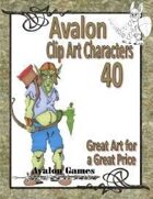 Avalon Clip Art Characters, Goblin 6