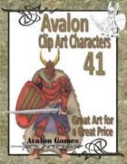 Avalon Clip Art Characters, Dark Warrior 1
