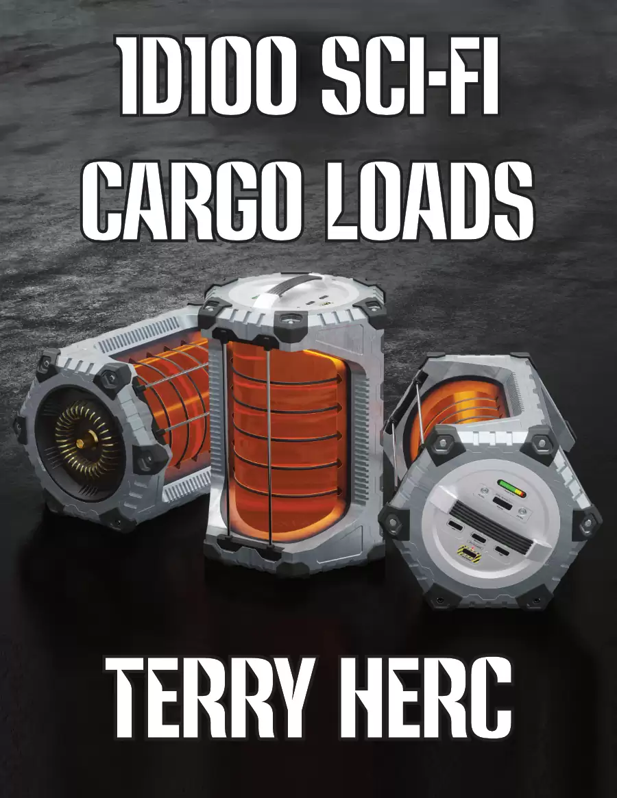 1d100 Sci-Fi Cargo Loads
