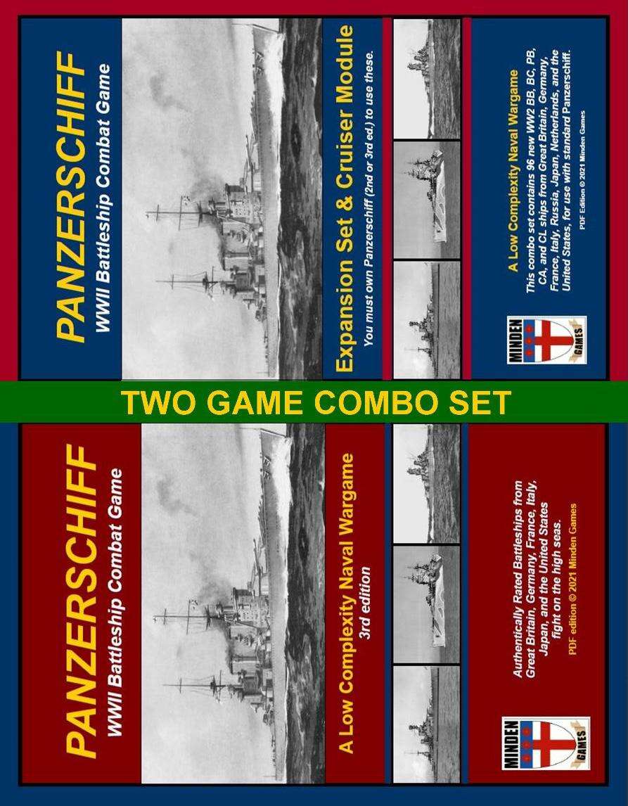 COMBO Panzerschiff 3rd ed. & Expansion + Cruiser Module Minden Games