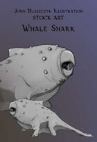 Monster - Whale Shark- Stock Art