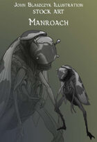 Monster - Manroach- Stock Art