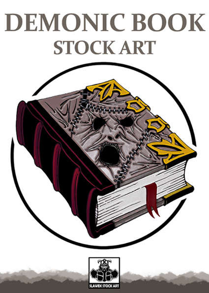 Demonic Book - Stock Art - Slawek Stock Art | DriveThruRPG